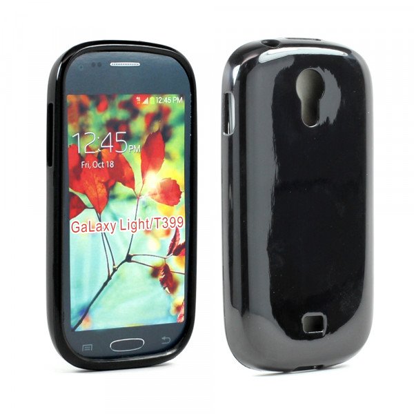 Wholesale Samsung Galaxy Light T399 TPU Gel Case (Black)